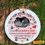 Personalized To My Very Special Daddy To Be Custom Sonogram Photo Ornament, New Dad Gift, First Time Dad Gift, Gift From Bump,Pregnancy Gift