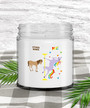 Other Mimis Vs Me Rainbow Unicorn Candle Vanilla Scented Soy Wax Blend 9 oz. with Lid