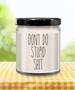 Going to College Student Gift for Son Gift for Daughter from Dad Don't Do Stupid Shit Funny Back to College 9 oz Soy Wax Candle