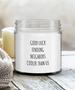 Good Luck Finding Neighbors Cooler Than Us Candle Vanilla Scented Soy Wax Blend 9 oz. with Lid