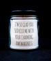 Funny Valentine's Day Boyfriend Gift for Him Charming Awkwardness Candle 9oz Vanilla Scented Soy Wax Blend