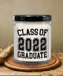 Class of 2022 Graduate Candle 9oz Vanilla Scented Soy Wax Blend Candles Funny Gifts