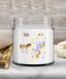 Wife Birthday Other Wives Vs Me Rainbow Unicorn Candle Vanilla Scented Soy Wax Blend 9 oz. with Lid