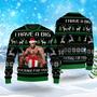 Barry Wood Christmas Ugly Sweater, Barry Wood 3D Ugly Christmas Sweater, Christmas 3D Ugly for Men, Christmas Sweater Black