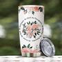 Floral Be You Tumbler, Floral Tumbler Christmas Gifts For Women, Inspirational Gifts For Women, Birthday Gifts For Women 20oz Stainless Steel with Lid Cold & Hot Water Coffee