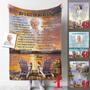 Memorial Blanket - As I Sit In Heaven Personalized Photo Blanket Memorial