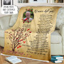 Memorial Blanket - I Never Left You Cardinal Custom Photo Blanket Memorial