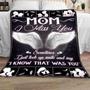 Memorial Blanket - Mom I Miss You I Know That Was You Memorial Blanket