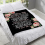Personalized To My Gorgeous Wife, Never Forget That I Love You I Didn'T Marry You So I Could Live With You Fleece Blanket