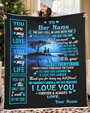 Special Gift For Wife - Fiancee - Girlfriend Fleece Blanket