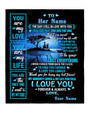 Special Gift For Wife - Fiancee - Girlfriend Fleece Blanket