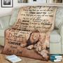To My Daughter - Be Brave, Strong & The Best Of Yourself, Lion Blanket
