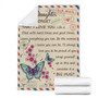 To My Daughter - I Love You - Blanket
