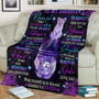 To My Daughter - You Always Be My Beautiful Girl, Lion Blanket