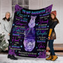 To My Daughter - You Always Be My Beautiful Girl, Lion Blanket