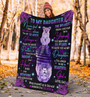 To My Daughter - You Always Be My Beautiful Girl, Lion Blanket
