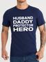 Husband Daddy Protector Hero Men's T-shirt