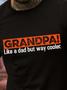 Grandpa Like A Dad But Way Cooler Men's T-shirt