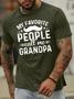 My Favorite People Call Me Grandpa Men's T-shirt