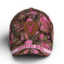Deer Pattern Baseball Cap For Country Girl Pink Camouflaged Hat