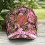 Deer Pattern Baseball Cap For Country Girl Pink Camouflaged Hat