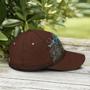 Hippie Let It Be Dragonfly Leather Style Baseball Cap Hat