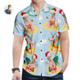 Custom Face Christmas Hawaiian Shirt Surfing Santa Hawaiian Shirt Gift for Men