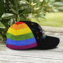 LGBT Girl And Sugar Skull Rainbow Baseball Cap Hat