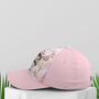 Pinky Baking Life Bun Hair Mom Baseball Cap Hat