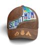 Scout Mom Leather Style Baseball Cap Hat