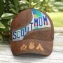 Scout Mom Leather Style Baseball Cap Hat