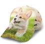 Corgi Puppy Print Classic Baseball Cap Adjustable Twill Sports Dad Hats for Unisex Hat