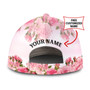Customized Happy Pink Husky Hat Classic Cap Hat