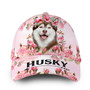 Customized Happy Pink Husky Hat Classic Cap Hat