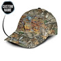 Deer Camo Personalized Cap Hunting Printed Hats, Custom Name Deer Hunter Cap, Deer Cap, Hunting Gift Hat