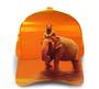 Elephant with Tiger Print Casual Baseball Cap Adjustable Twill Sports Dad Hats for Unisex Hat