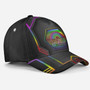 LGBT Pride All Over Printed Baseball Cap, Cool Camo Background Lgbt Baseball Cap Hat, Lgbt Accessories Hat