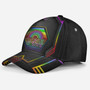 LGBT Pride All Over Printed Baseball Cap, Cool Camo Background Lgbt Baseball Cap Hat, Lgbt Accessories Hat