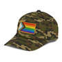 LGBT Pride All Over Printed Baseball Cap, Cool Camo Background Lgbt Baseball Cap Hat, Lgbt Accessories Hat