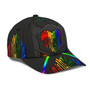 LGBT Pride All Over Printed Baseball Cap, Cool Camo Background Lgbt Baseball Cap Hat, Lgbt Accessories Hat
