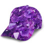 Pink Crystal Diamond Print Classic Baseball Cap Adjustable Twill Sports Dad Hats for Unisex Hat
