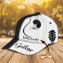 Customized Guitar Hat Custom Name Guitar Players, Guitar Baseball Cap for Boyfriend and Girlfriend Birthday Hat