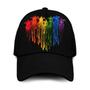 Lgbt Baseball Cap For Pride Month, Turtle And Proud Rainbow Colors Classic Cap Hat