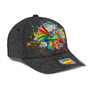 LGBT Cap Love Is Love Dragon Ripped Jean Background LGBT Baseball Cap Hat, Gay Pride Accessories Hat