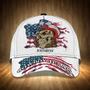 Personalized Skull Cowboy Texas Hat for Man, Husband Custom Name Texas Cap Hat