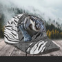 Personalized White Tiger Baseball Cap for Boyfriend, Tiger Art Hat for Tiger Lovers Hat