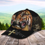 Personalized White Tiger Baseball Cap for Boyfriend, Tiger Art Hat for Tiger Lovers Hat
