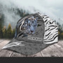 Personalized White Tiger Baseball Cap for Boyfriend, Tiger Art Hat for Tiger Lovers Hat