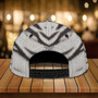 Personalized White Tiger Baseball Cap for Boyfriend, Tiger Art Hat for Tiger Lovers Hat