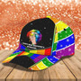 Pride Baseball Cap, We Are All Human LGBT All Over Printed Baseball Cap Hat, Pride Accessories Hat